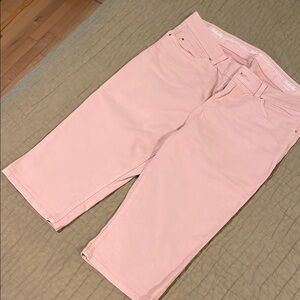 Rafaella Pink Ankle Cropped Jeans Lightweight Denim